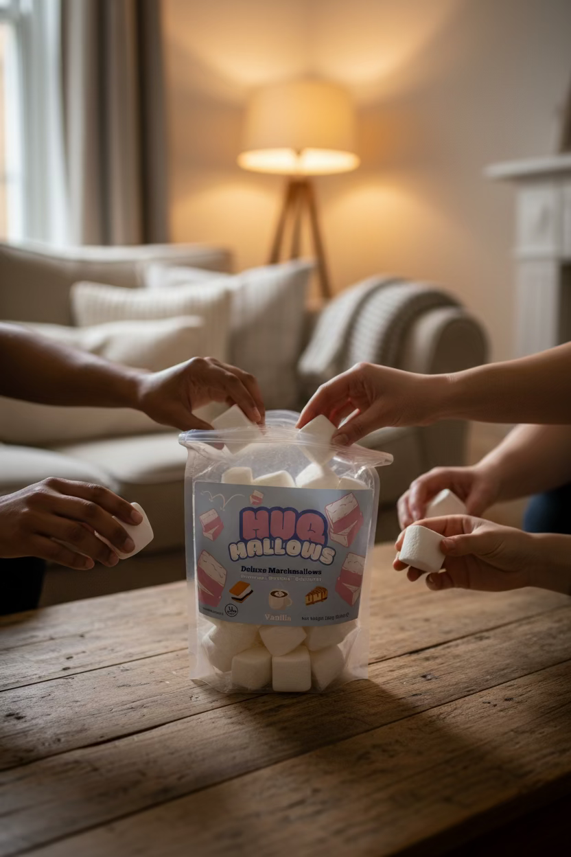 Halal Vanilla Marshmallows 250g | HUQ Mallows