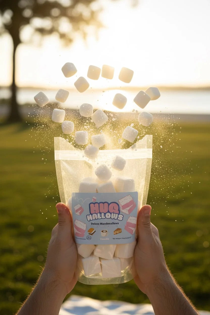 3 x100g Halal Marshmallow Bags in 3 Flavours